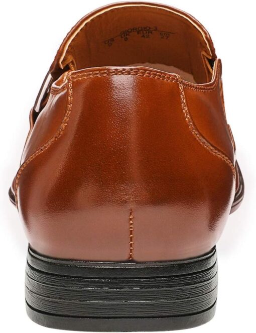 Bruno Marc Men's Giorgio Leather Lined Dress Loafers Shoes - Image 5
