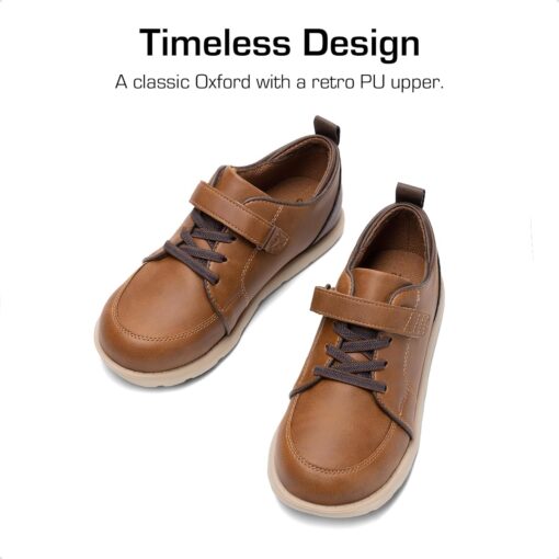 DREAM PAIRS Boys Dress Shoes Sneaker Casual Oxfords Formal School Uniform Shoes for Toddler Little Kid - Image 4