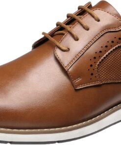 Bruno Marc Men's Plain Toe Oxford Shoes Business Formal Derby Dress Sneakers Crossflex GentEdge