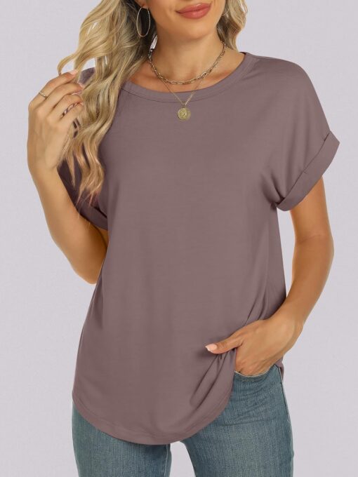 ANRABESS Oversized Tshirts for Women Summer Tops Short Sleeve Casual Loose Basic Tee Shirt Cute Outfits 2025 Trendy Clothes - Image 3