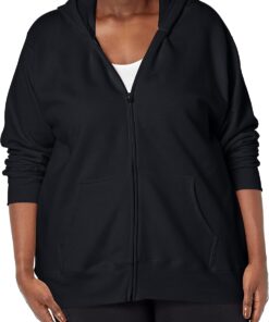 Just My Size Women's Ecosmart Fullzip Fleece Hoodie