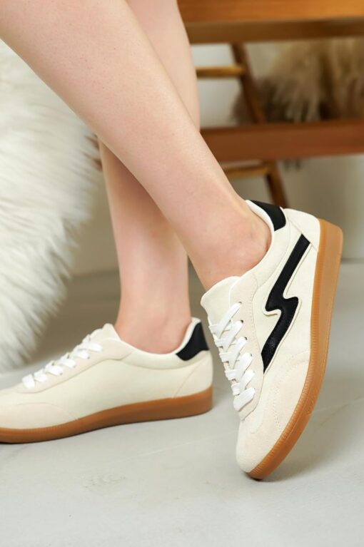 Project Cloud Sneakers for Women - Lace-Up Shoes for Women Trendy Women Sneakers with Memory Foam Insole Women's Fashion Sneakers Non-Slip Womens Shoes (Irita) - Image 5