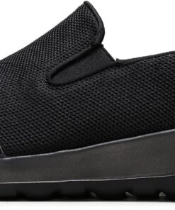 Skechers Men's Go Max Clinched-Athletic Mesh Double Gore Slip on Walking Shoe