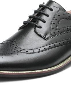 Bruno Marc Italy Prince Men's Classic Modern Oxford Wingtip Lace Dress Shoes