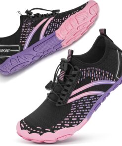 ATHMILE Hiking Barefoot Water Shoes for Women Men Beach Swim Aqua Pool River Quick Dry Athletic Wide Toe Outdoor Sport Kayaking Boating Rock Climbing Yoga Lake