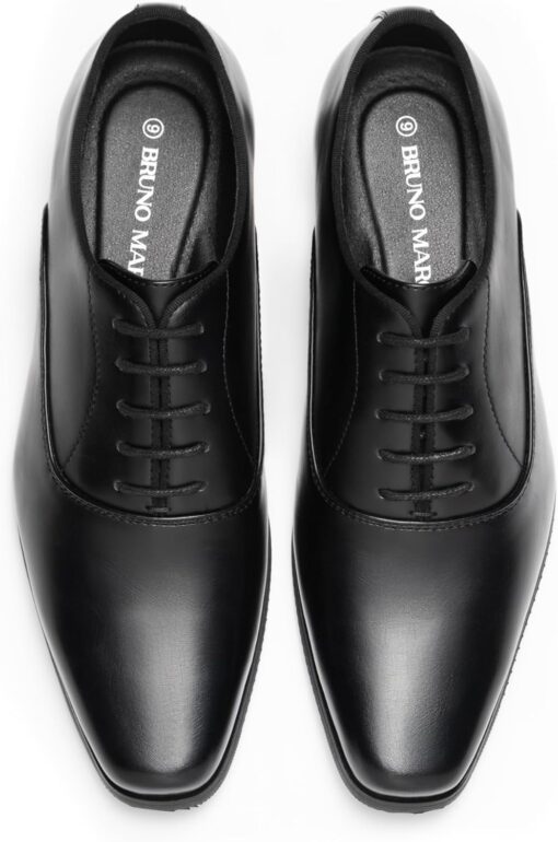 Bruno Marc Men's Dress Shoes Bussiness Formal Oxfords Wesley Lace Up Soft Plain-Toe - Image 3