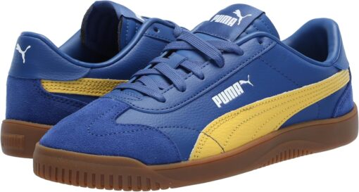 PUMA Unisex-Child Shoes Club 5v5 Sneaker, White Black-Feather Gray, 4 US Big Kid - Image 7
