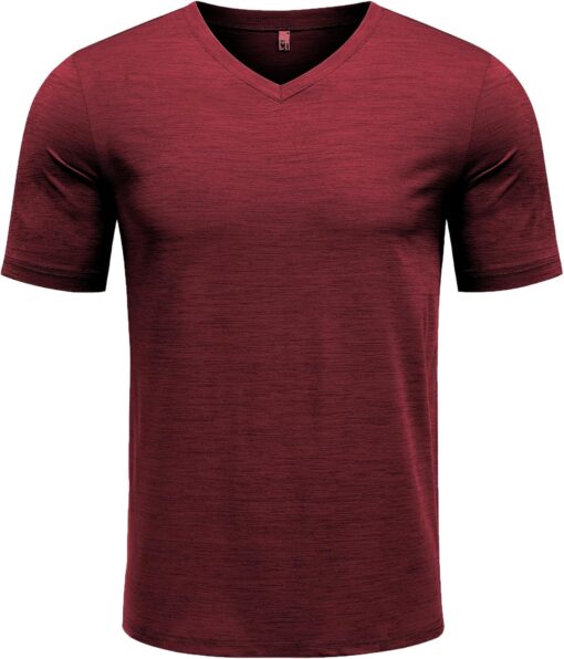 COOFANDY Men's T Shirts Short Sleeve Classic V Neck T-Shirt Casual Summer Basic Tee Shirt - Image 8