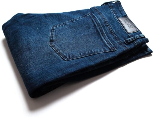 Kenneth Cole REACTION Slim Fit Jeans for Men, 2-Way Stretch Jeans Slim Fit 5-Pocket, Stretch Denim Pants for Men - Image 5