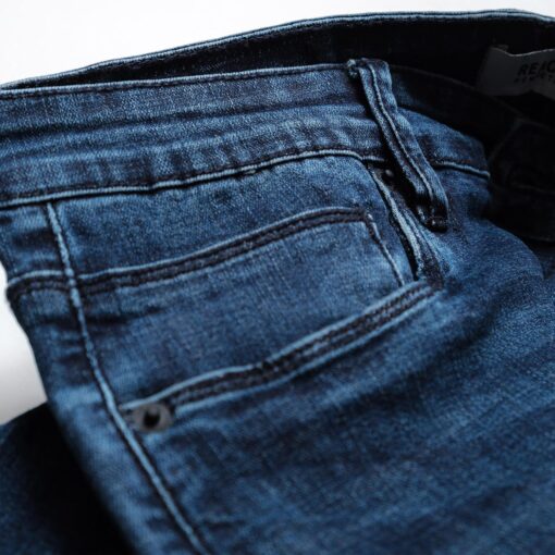 Kenneth Cole REACTION Slim Fit Jeans for Men, 2-Way Stretch Jeans Slim Fit 5-Pocket, Stretch Denim Pants for Men - Image 6
