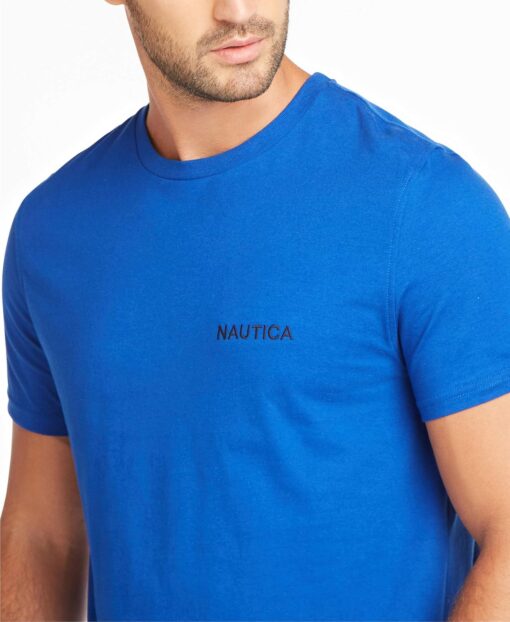 Nautica Men's Short Sleeve Solid Crew Neck T-Shirt - Image 4