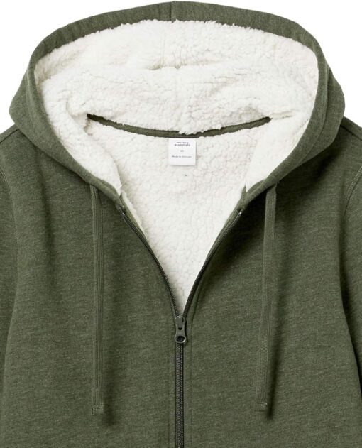 Amazon Essentials Women's Sherpa-Lined Fleece Full-Zip Hooded Jacket (Available in Plus Size) - Image 7