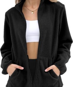 Argstar Women's Fleece Jacket with 6 Pockets (XS-2XL)