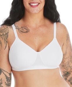 Hanes Women's X-Temp Wireless Bra, Cooling Mesh T-Shirt Bra, ComfortFlex Fit Wirefree Bra