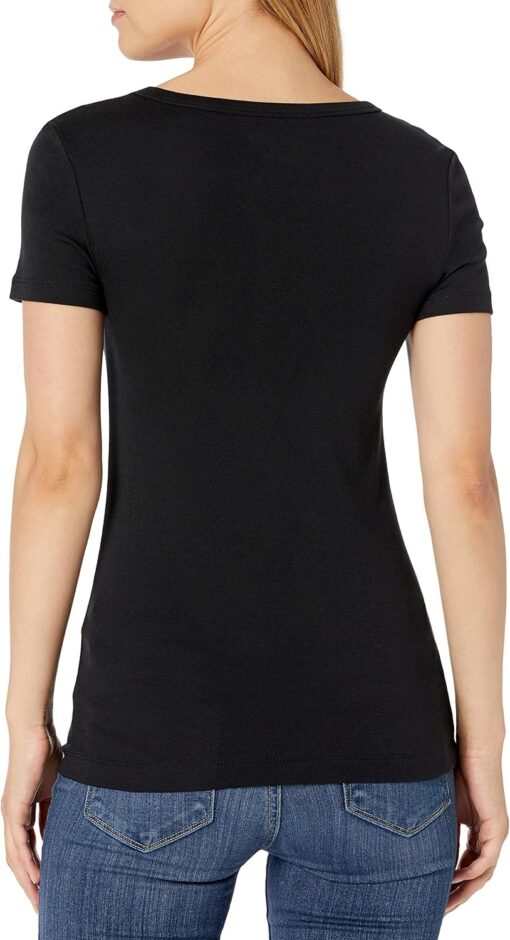 Amazon Essentials Women's Slim-Fit Short-Sleeve Crewneck T-Shirt, Pack of 2 - Image 3