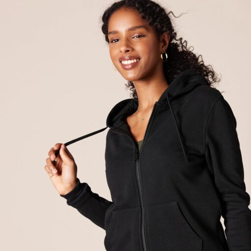 Amazon Essentials Women's Fleece Full-Zip Hoodie (Available in Plus Size) - Image 4