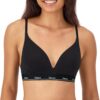Hanes Women's Originals Full Coverage Contour Wireless Stretch Cotton T-Shirt Bra