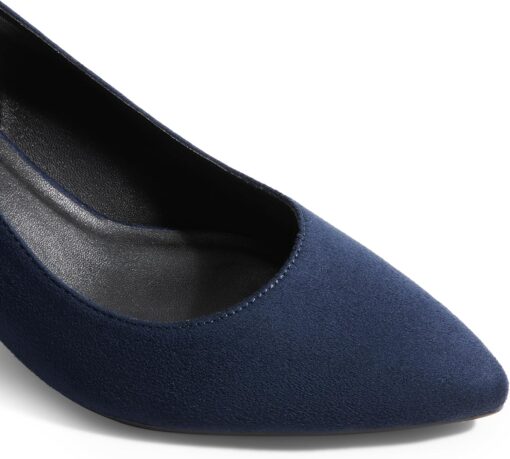 DREAM PAIRS Women's Kitten Heels Slingback Closed Pointed Toe Low Pumps Shoes Women Party Wedding Sexy Casual Dress Shoes - Image 7