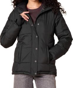 Amazon Essentials Women's Heavyweight Quilted Long-Sleeve Hooded Puffer Coat (Available in Plus Size)
