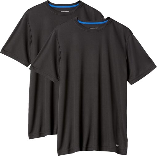 Amazon Essentials T-Shirts for Men, Active Performance Tech, Available in Big & Tall, Pack of 2 - Image 8