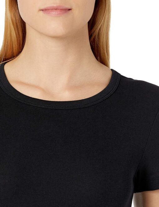 Amazon Essentials Women's Slim-Fit Short-Sleeve Crewneck T-Shirt, Pack of 2 - Image 4