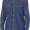 Amazon Essentials Men's Denim Shirt Long Sleeve - Regular-Fit Denim Shirt