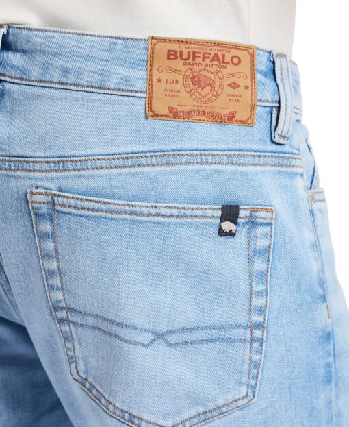 Buffalo David Bitton Men's Relaxed Straight Leg Driven Jean with Stretch Fabric - Image 5