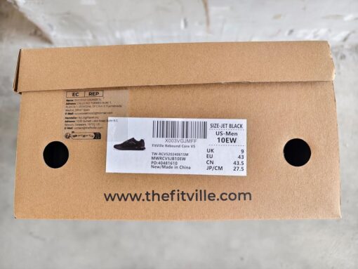 FitVille Wide Walking Shoes for Men Comfortable Lightweight Running Wide Toe Box Shoes for Men Non Slip Cushioned - Image 8
