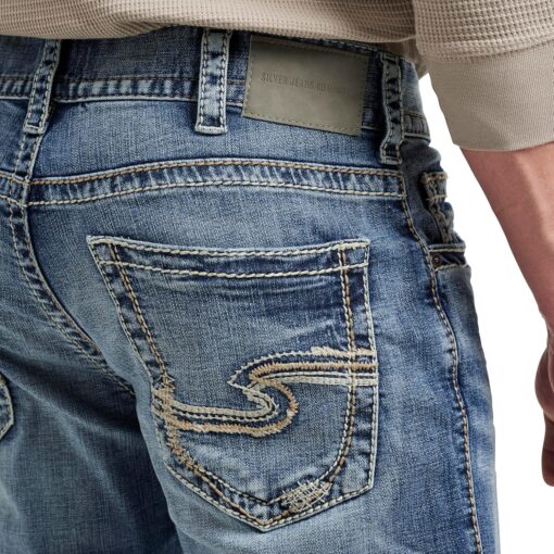 Silver Jeans Co. Men's Zac Relaxed Fit Straight Leg Jeans - Image 4