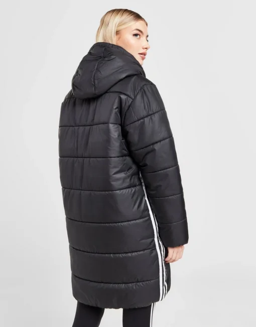 adidas Originals 3-Stripes Long Padded Jacket - Image 4