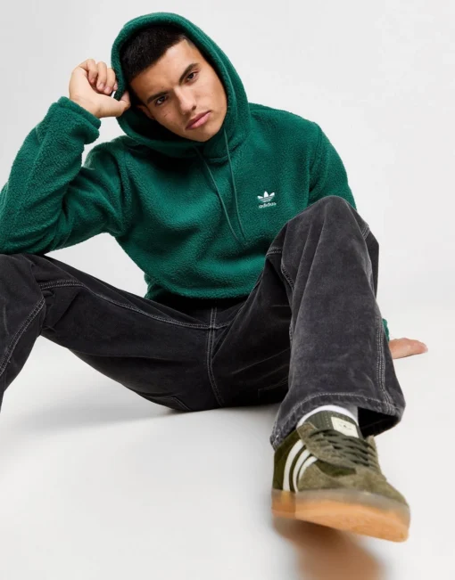 Adidas Originals Sherpa Fleece Hoodie - Image 5
