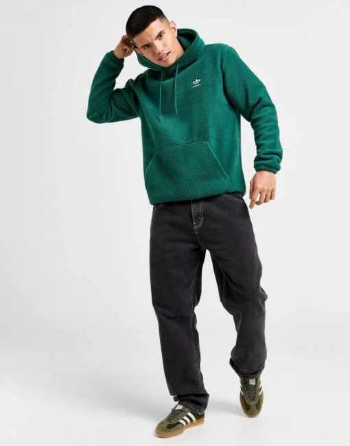 Adidas Originals Sherpa Fleece Hoodie - Image 2